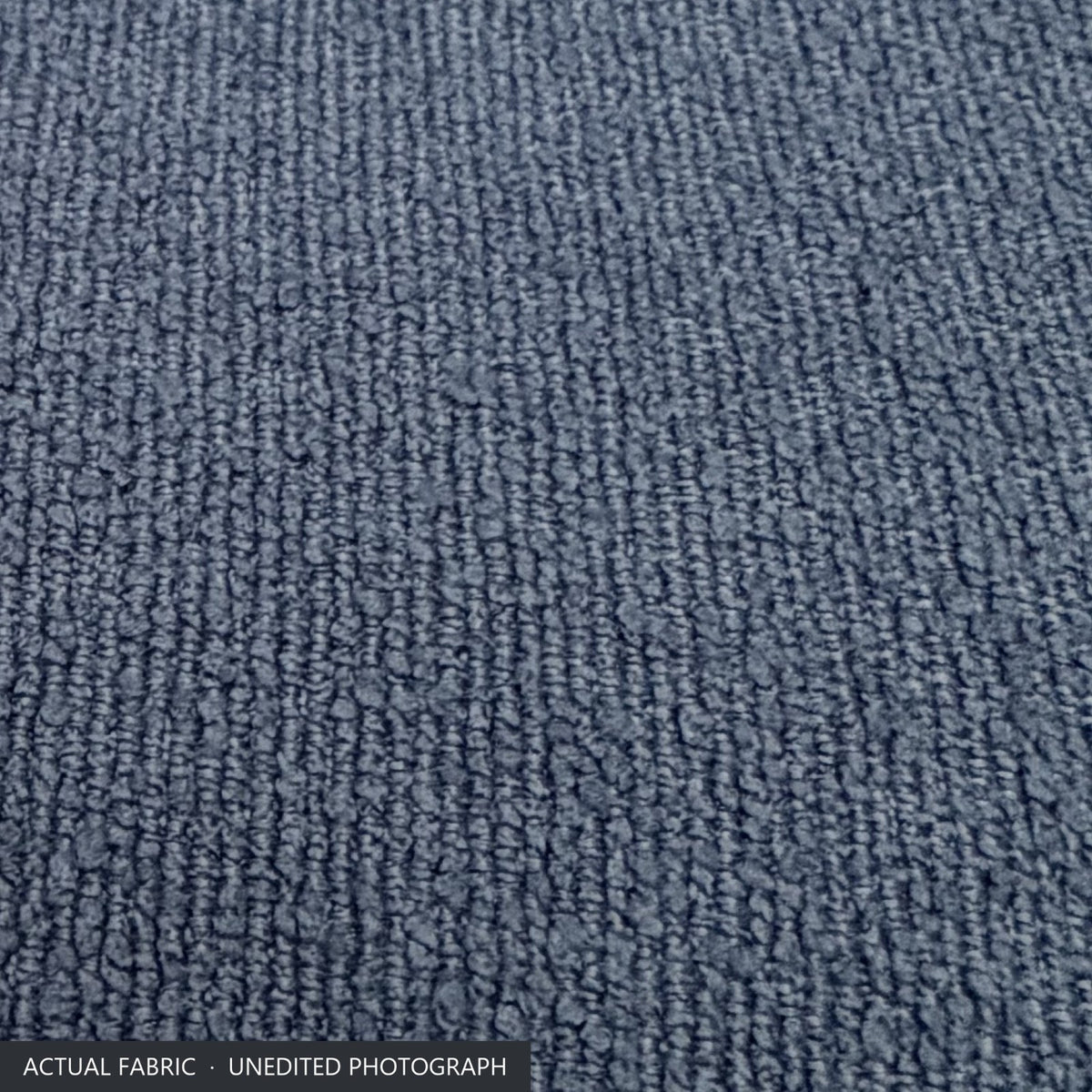 IKEA EKTORP 2 Seat Sofa Cover - 5-Piece Washable Slipcover Set, Denim Blue Chenille-Bouclé