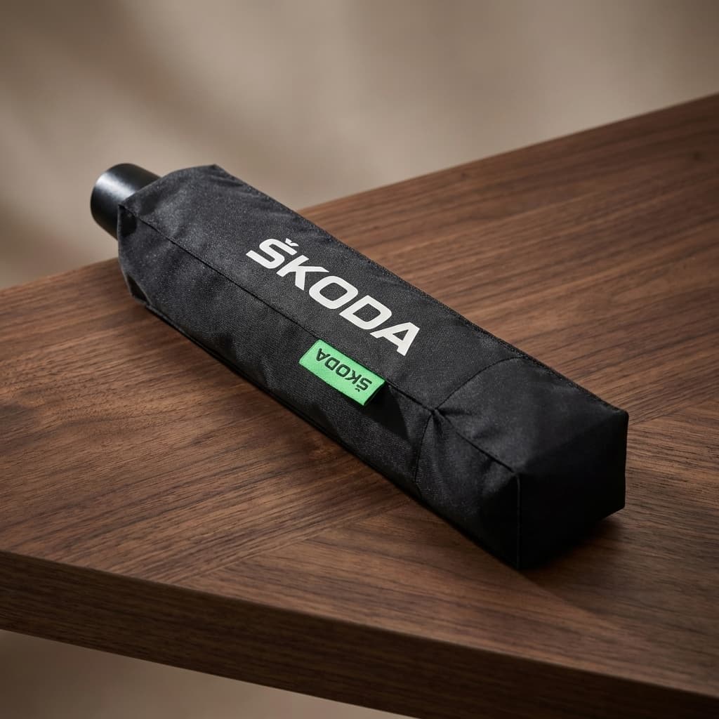 Skoda Umbrella Octavia Accessories Authentic Compact Folding Windproof Brolly