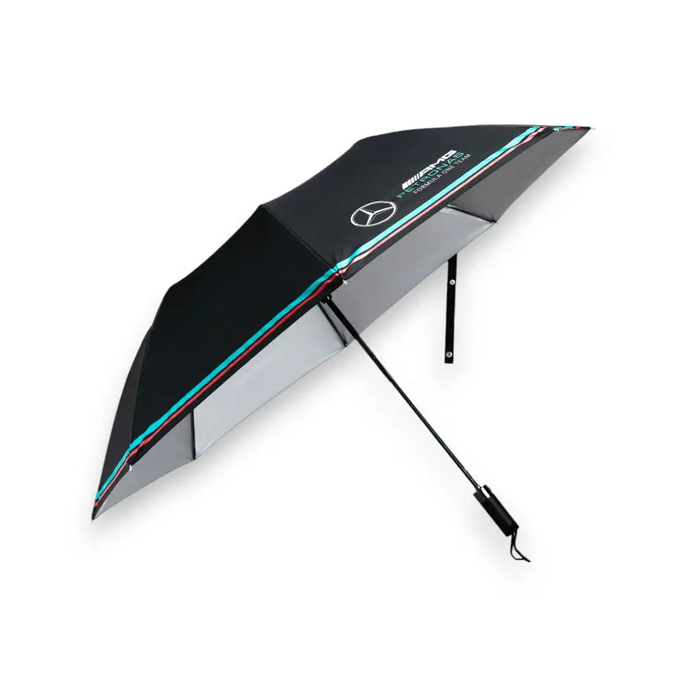 Genuine Mercedes Benz Compact Umbrella Automatic Black - Car Brand Umbrellas