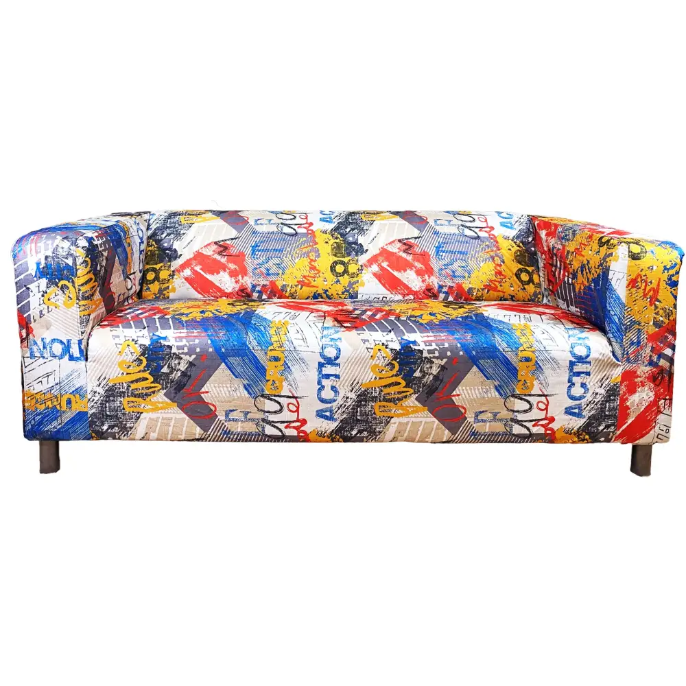 Made to measure multi colour replacement sofa cover designed to fit IKEA Klippan 2-seat sofa
