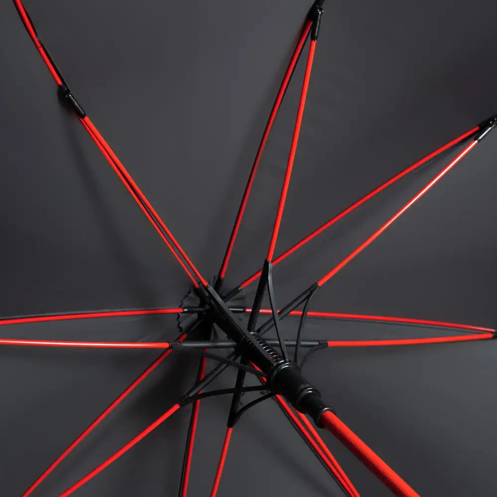 Luxury Golf Umbrella Ultra Strong Anti-UV Automatic Black Brolly by Hidewise London - Luxury Umbrella