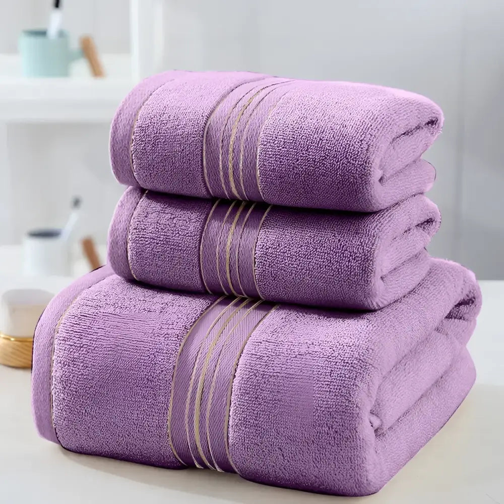 Luxury Pure 100% Organic Bamboo Cotton Towels Lilac by Cosy Burrows - Luxury Bamboo Towels