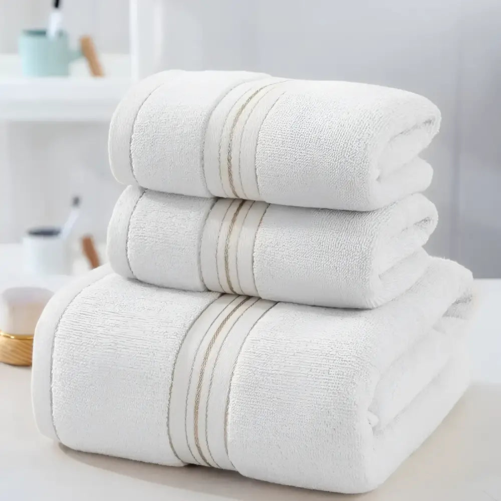 Luxury Pure 100% Organic Bamboo Cotton Towels Off White by Cosy Burrows - Luxury Bamboo Towels
