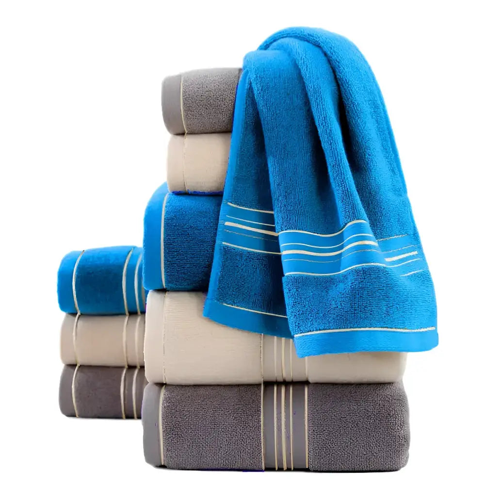 Luxury Pure 100% Organic Bamboo Cotton Towels Teal Blue by Cosy Burrows - Luxury Bamboo Towels