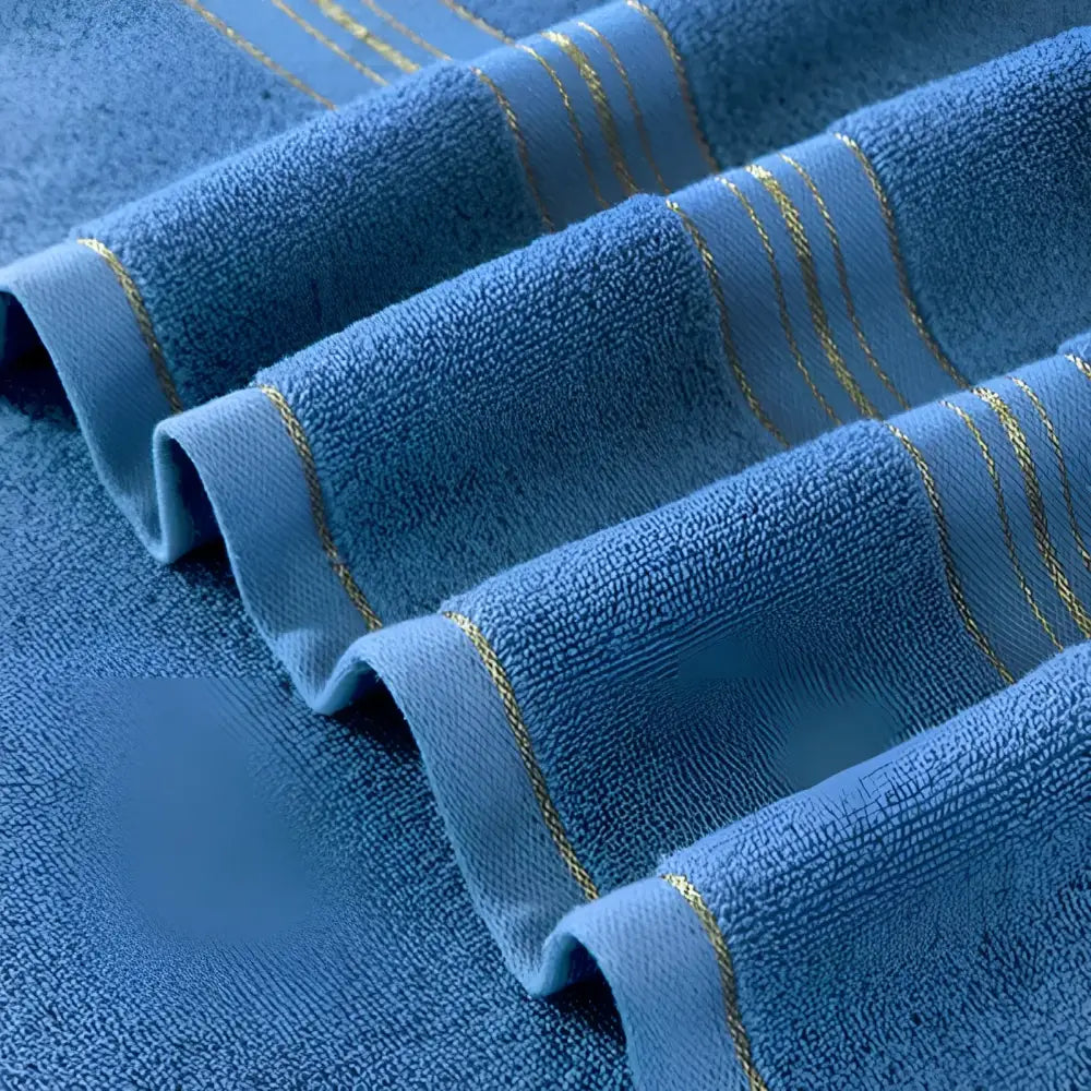 Luxury Pure 100% Organic Bamboo Cotton Towels Teal Blue by Cosy Burrows - Luxury Bamboo Towels