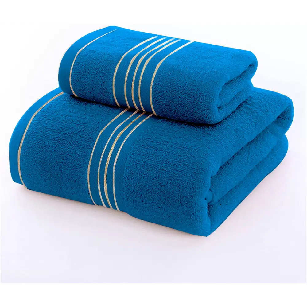 Luxury Pure 100% Organic Bamboo Cotton Towels Teal Blue by Cosy Burrows - Luxury Bamboo Towels