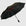 Luxury Windproof Umbrella - Automatic Strong Anti-UV Black Brolly by Hidewise London - Compact Umbrella