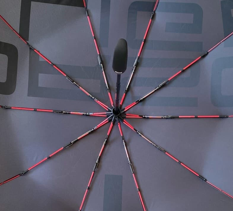 Porsche Design Grey Compact Umbrella — Authentic Accessory