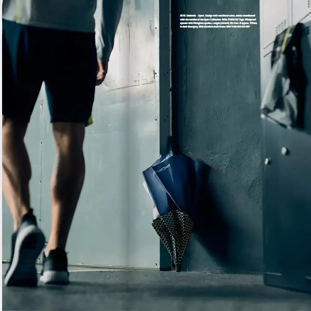 Premium Quality Porsche Car Accessories Umbrella Ultra Strong Anti-UV Automatic Brolly - Car Brand Umbrellas