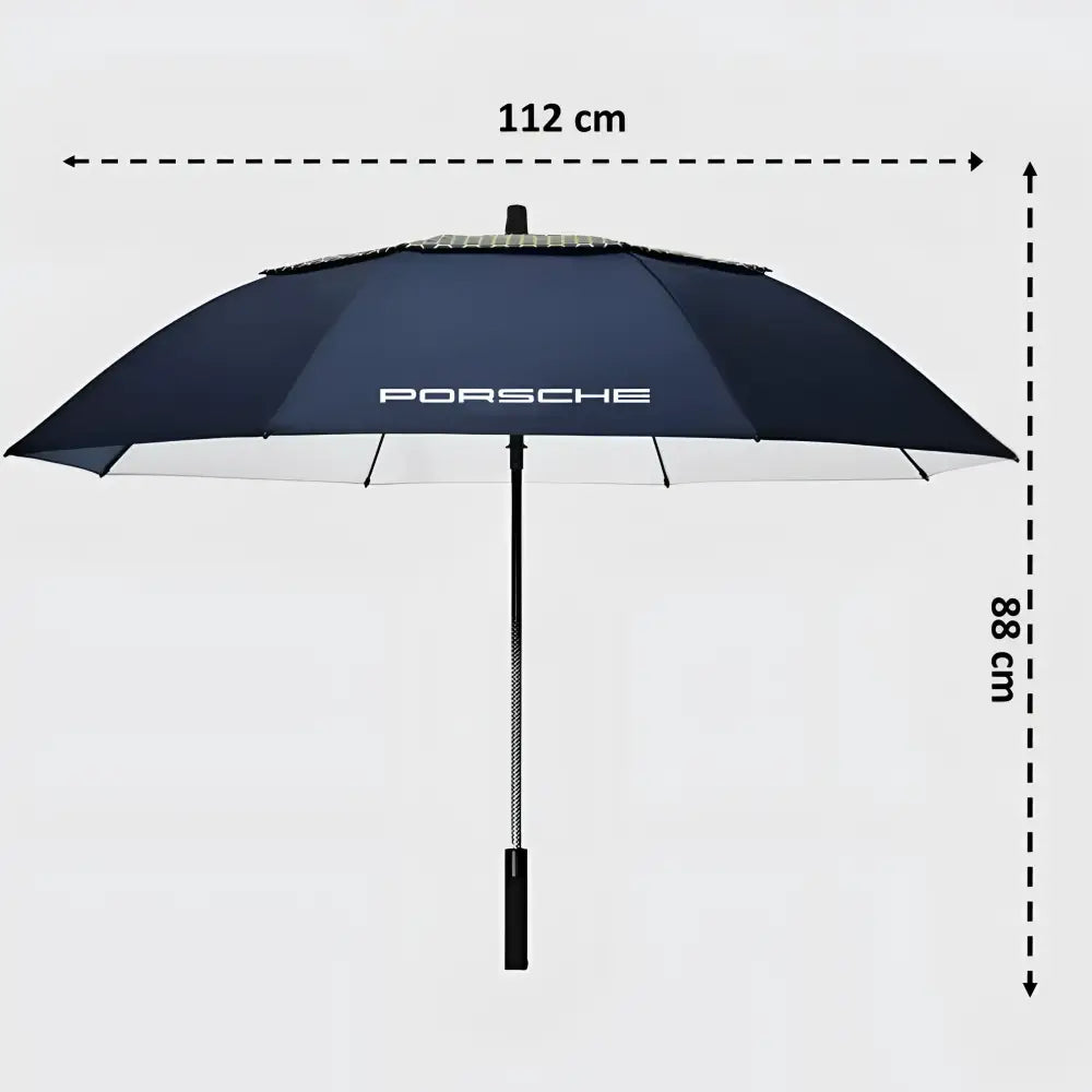 Premium Quality Porsche Car Accessories Umbrella Ultra Strong Anti-UV Automatic Brolly - Car Brand Umbrellas