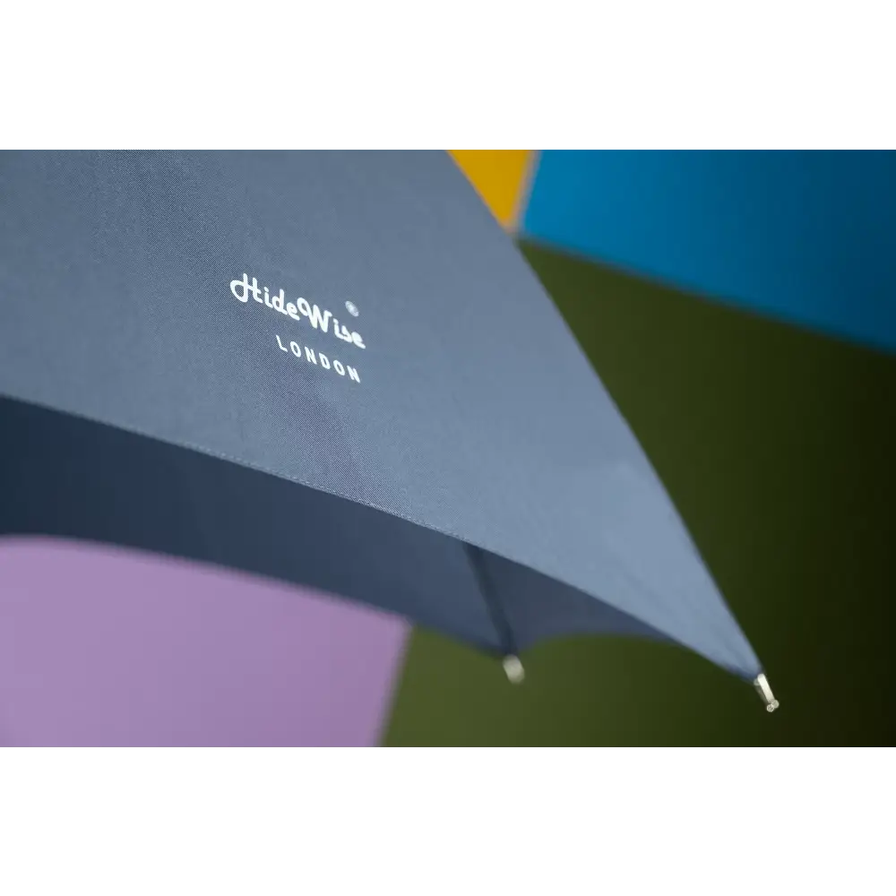 hidewise-london-umbrella-wooden-J-handle-strong-premium-quality-brolly-navy-blue-gust-proof