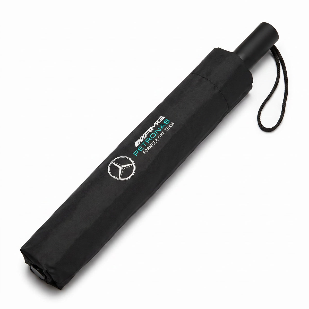 Mercedes Benz Windproof Umbrella Folding Compact AMG Petronas F1 Accessory Black