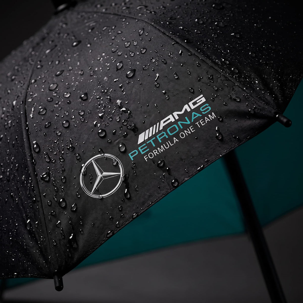 Mercedes Benz Windproof Umbrella Folding Compact AMG Petronas F1 Accessory Black