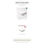 Seat Foam Pad 62x62x14 cm – Replacement for IKEA Duvholmen Outdoor Cushions