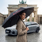 Audi Paraply - Kompakt hopfällbart paraply, Vindtät Automatisk öppning Svart Merchandise Resegåva
