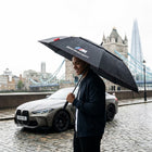 BMW M Sport Golf Umbrella Windproof Genuine Accessory UV Resistant Automatic Merchandise Gift, Black