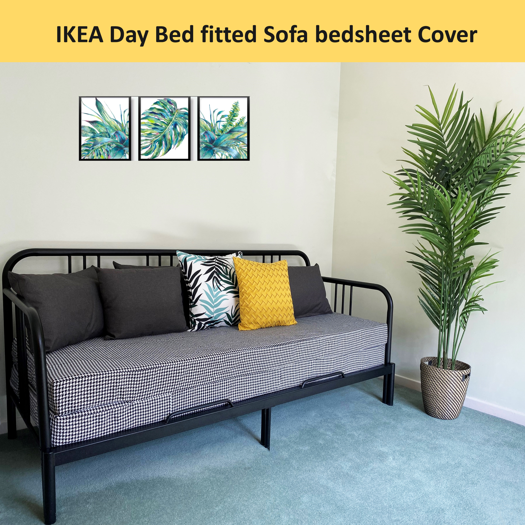 IKEA-DayBed-Sofa-Fitted-Bedsheet-double-Mattress-Cover