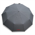 Parapluie coupe-vent automatique de luxe résistant anti-UV gris par Hidewise London