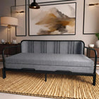 Grey Gray daybed mattress cover — sofa-to-bed protector for the IKEA Hemnes / Fyresdal frame 