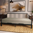 Neutral Beige daybed mattress cover — sofa-to-bed protector for the IKEA Hemnes / Fyresdal frame 