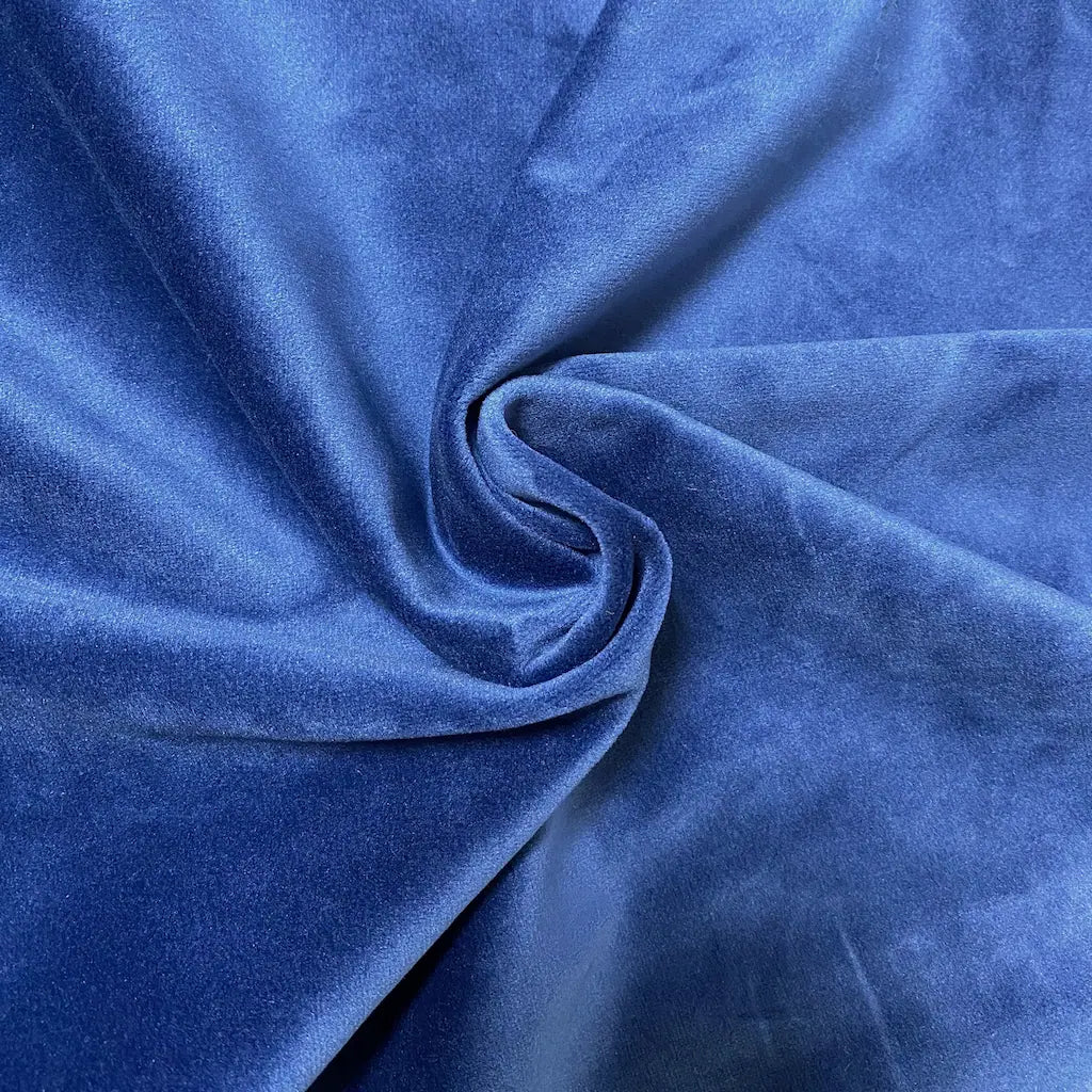 Housse de canapé 2 places Ikea Klippan - Tissu en velours pelucheux bleu de Prusse