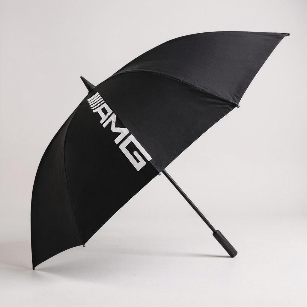 Black Red Genuine mercedes Benz Authentic Merchandise guest golf straight umbrella B66959275