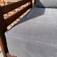 IKEA Frösön and Duvholmen seat cushion cover in grey — durable, fade-resistant garden seating update