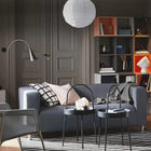 IKEA Klippan Sofa Cover Fitted Replacement Polycotton Slipcover for 2 Seat Loveseat Grey / Gray