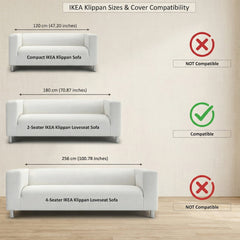 IKEA Klippan cover fit guide — compatible with the 2-seat Klippan loveseat frame
