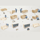 IKEA Klippan Sofa Cover Fitted Replacement Slipcover for 2 Seat Loveseat Velvet Forest Green