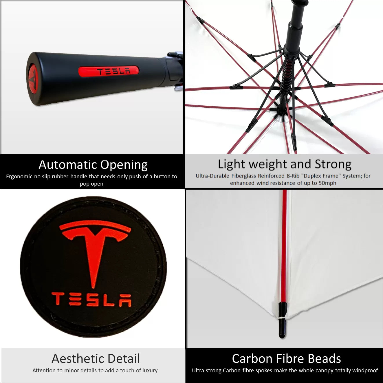  Tesla Automatic Open Umbrella
