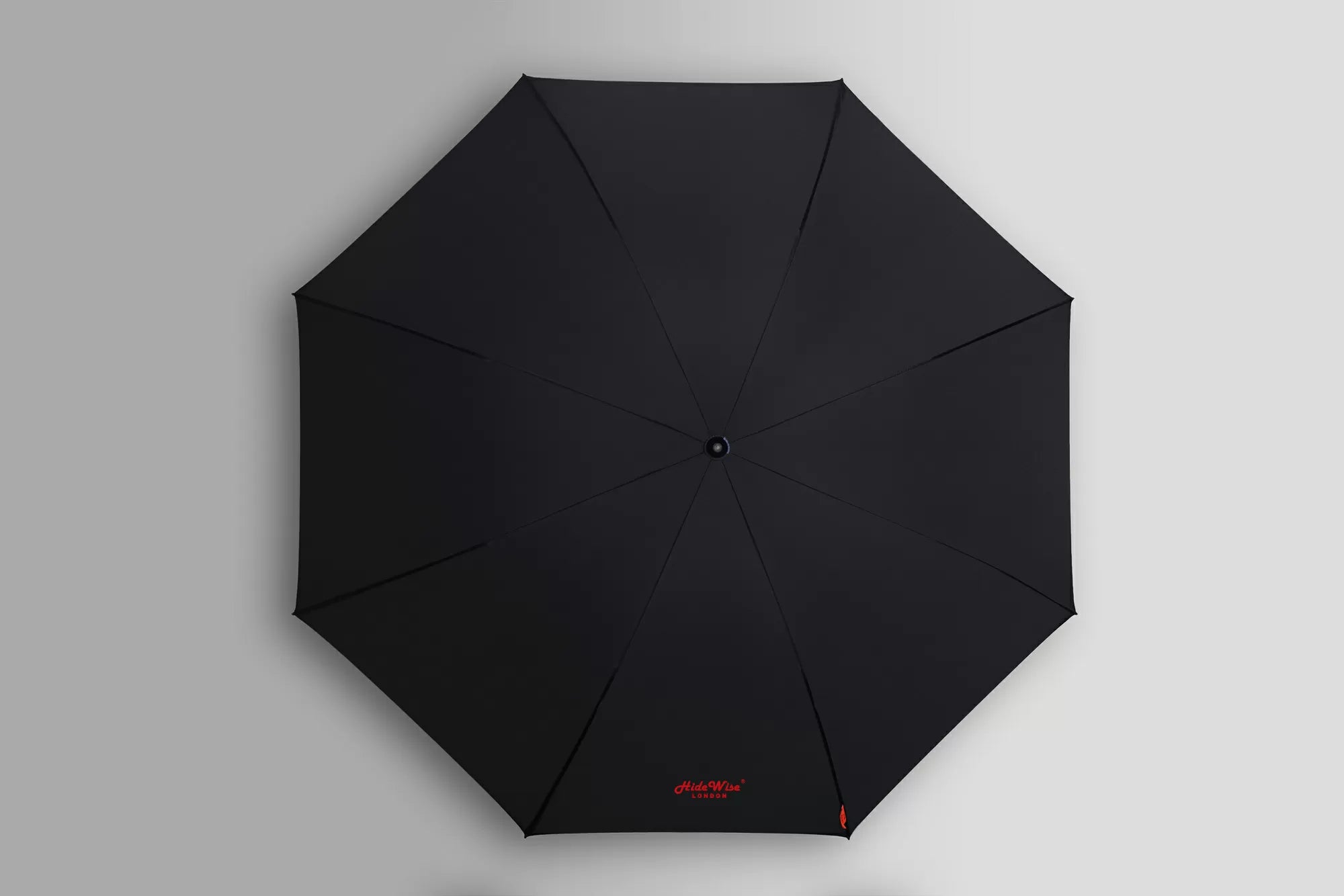 Luxury Golf Umbrella Ultra Strong Anti-UV Automatic Black Brolly by Hidewise London