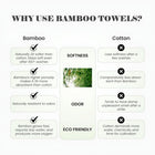 – bamboo is 2x softer, 3x more absorbent, odour-resistant and eco-friendly