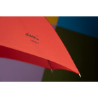 Classic Umbrella Crook Wooden J Handle Automatic Red Brolly by Hidewise London - J Handle Umbrella