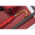 Classic Umbrella Crook Wooden J Handle Automatic Red Brolly by Hidewise London - J Handle Umbrella