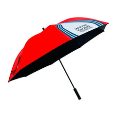 Porsche branded merchandise — Porsche motorsport fan umbrella and great gift idea