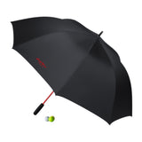 HideWise London Golf Umbrella | Windproof UV Resistant Automatic Large Sun & Rain Umbrella — Classic Black