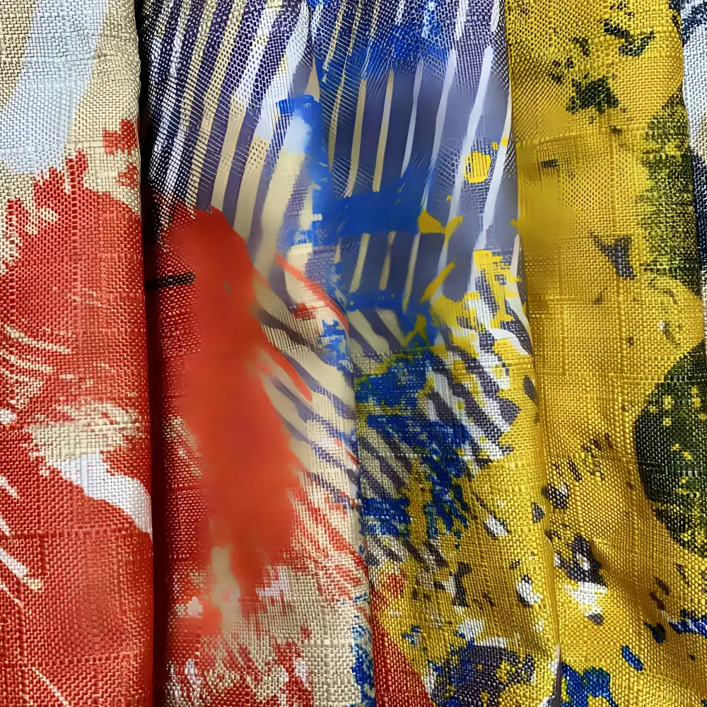 Custom made multi colour sofa cover designed to fit IKEA Klippan 2-seat sofa fabric