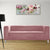 Ikea Klippan Loveseat Cover For Two Seat Sofa - Plush Pink Velvet Fabric - IKEA Klippan Sofa Cover