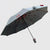Luxury Automatic Windproof Strong Umbrella Anti-UV Grey Brolly by Hidewise London - Compact Umbrella