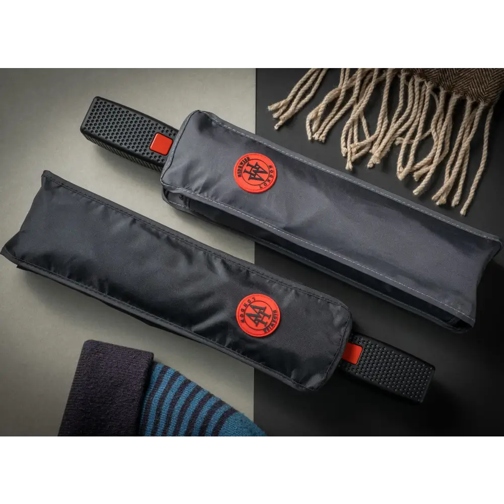 Luxury Windproof Umbrella - Automatic Strong Anti-UV Black Brolly by Hidewise London - Compact Umbrella