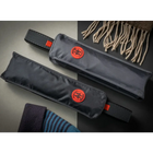 Luxury Windproof Umbrella - Automatic Strong Anti-UV Black Brolly by Hidewise London - Compact Umbrella