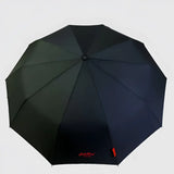 Luxury Windproof Umbrella - Automatic Strong Anti-UV Black Brolly by Hidewise London - Compact Umbrella