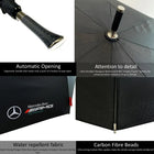 Mercedes-Benz AMG Petronas Car Accessories Umbrella Windproof Anti-UV Automatic Brolly - Car Brand Umbrellas