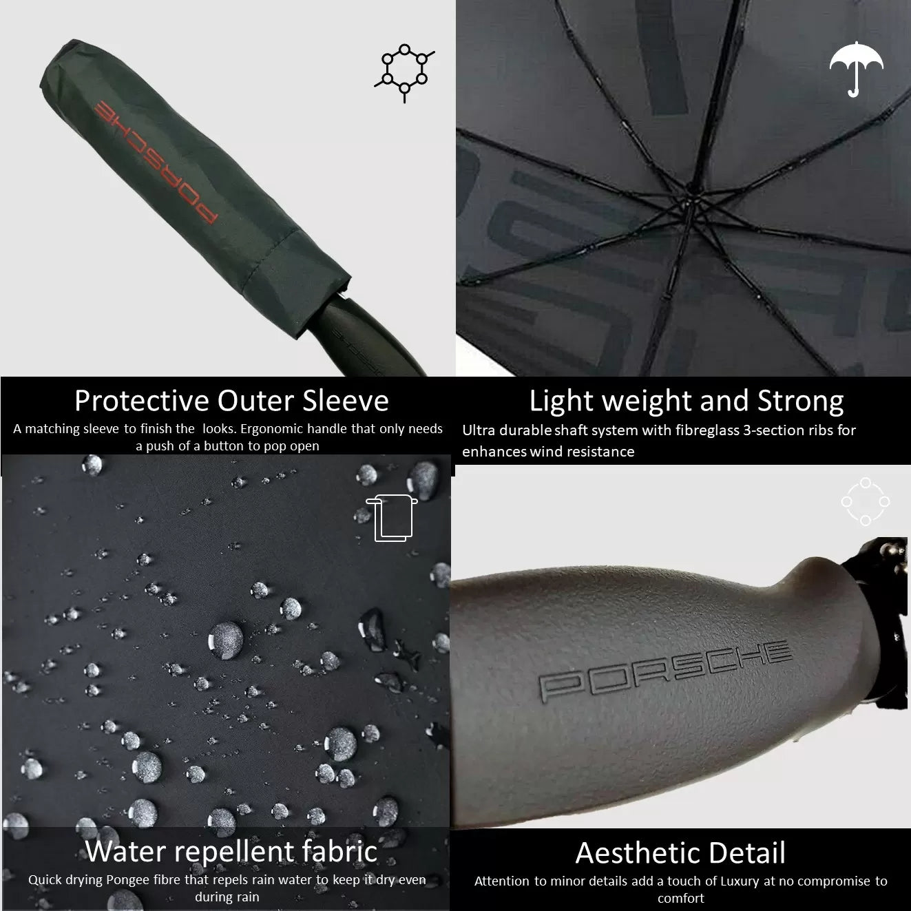  Porsche Folding Umbrella