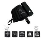 Premium Quality Mercedes Benz Car Accessories Umbrella Ultra Strong Anti-UV Automatic Folding Brolly - Car Brand