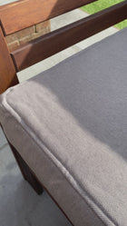 Kuddset för Trädgård Utomhus - Sitt- och ryggdynor med skumkuddar, Passar IKEA FRÖSÖN DUVHOLMEN JÄRPÖN SOLLERÖN (FROSON-kompatibel), Neutral Polyester-bomull