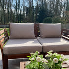 Seat & Back Cushion Covers for IKEA FRÖSÖN JÄRPÖN and DUVHOLMEN (Neutral) - Outdoor Seat & Cushion Covers