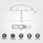 Skoda Umbrella Octavia Accessories Authentic Compact Folding Windproof Brolly