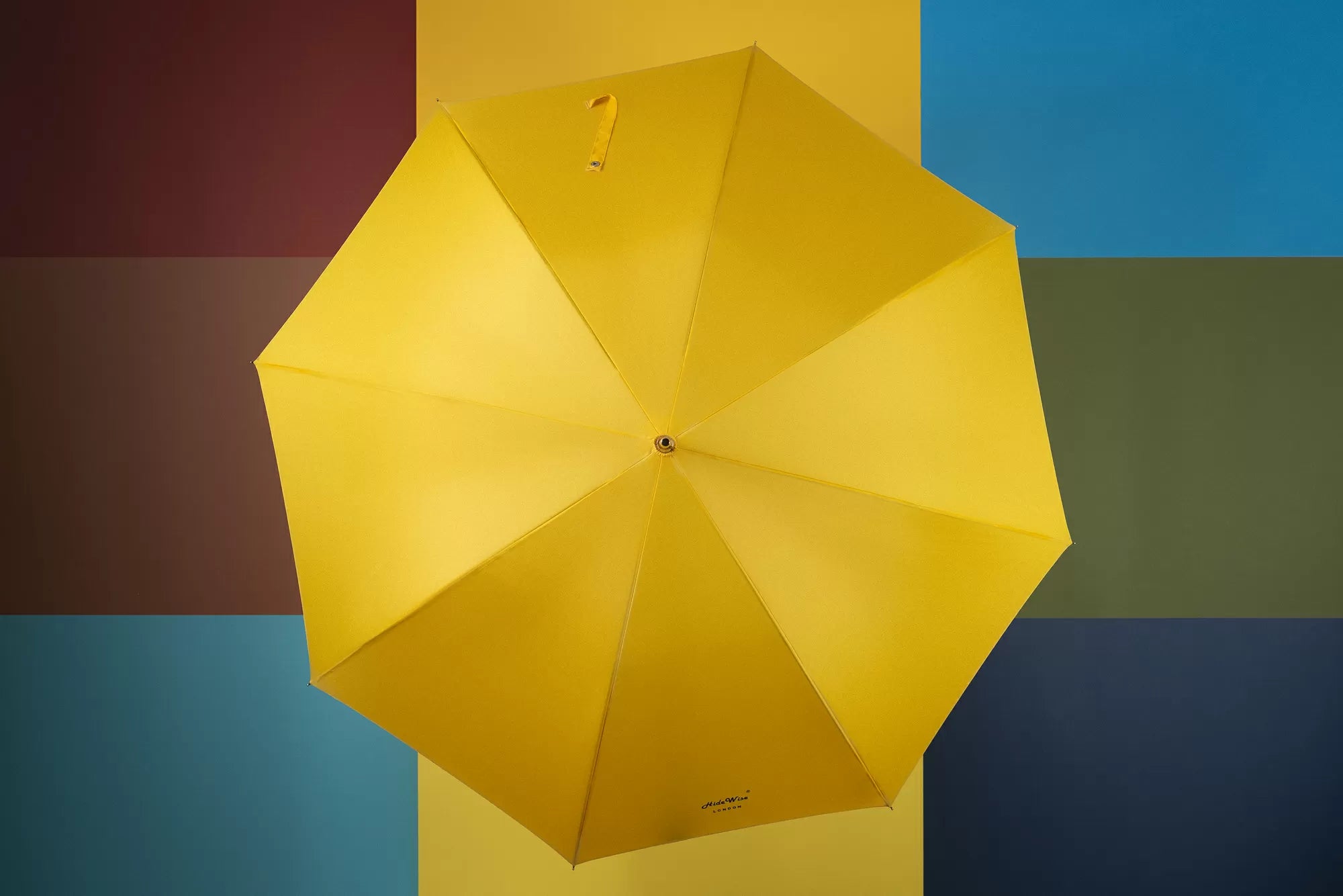 hidewise-london-umbrella-wooden-J-handle-strong-premium-quality-brolly-yellow-gust-proof-gustproof-automatic-straight-golf